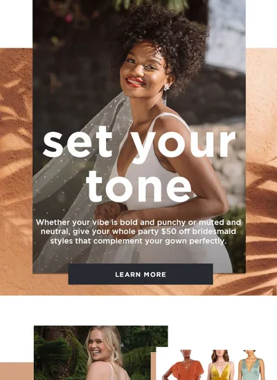 Set your tone email