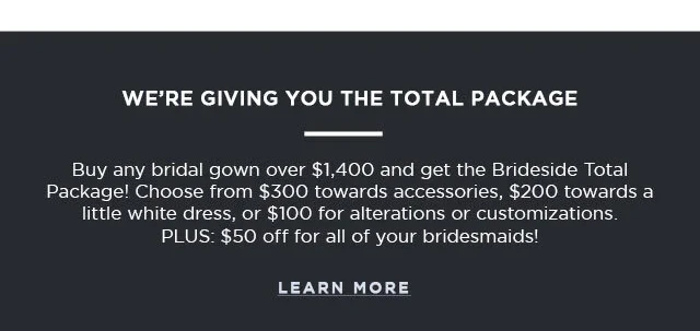 dark Total Package footer module