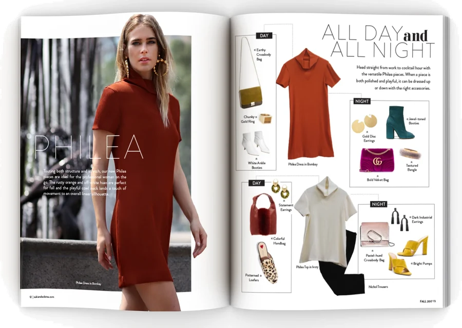 Suki + Solaine lookbook spread