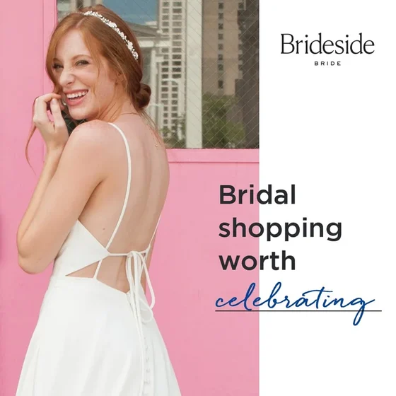 Bridal shopping worth celebrating ad