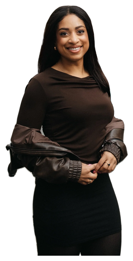 Cutout of Whitney smiling