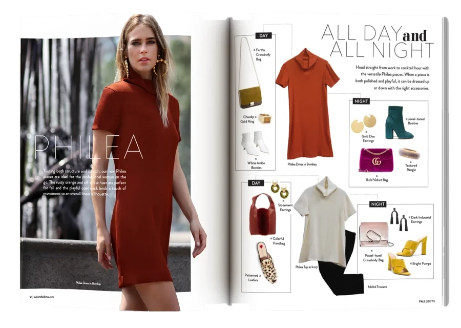 Suki + Solaine lookbook spread