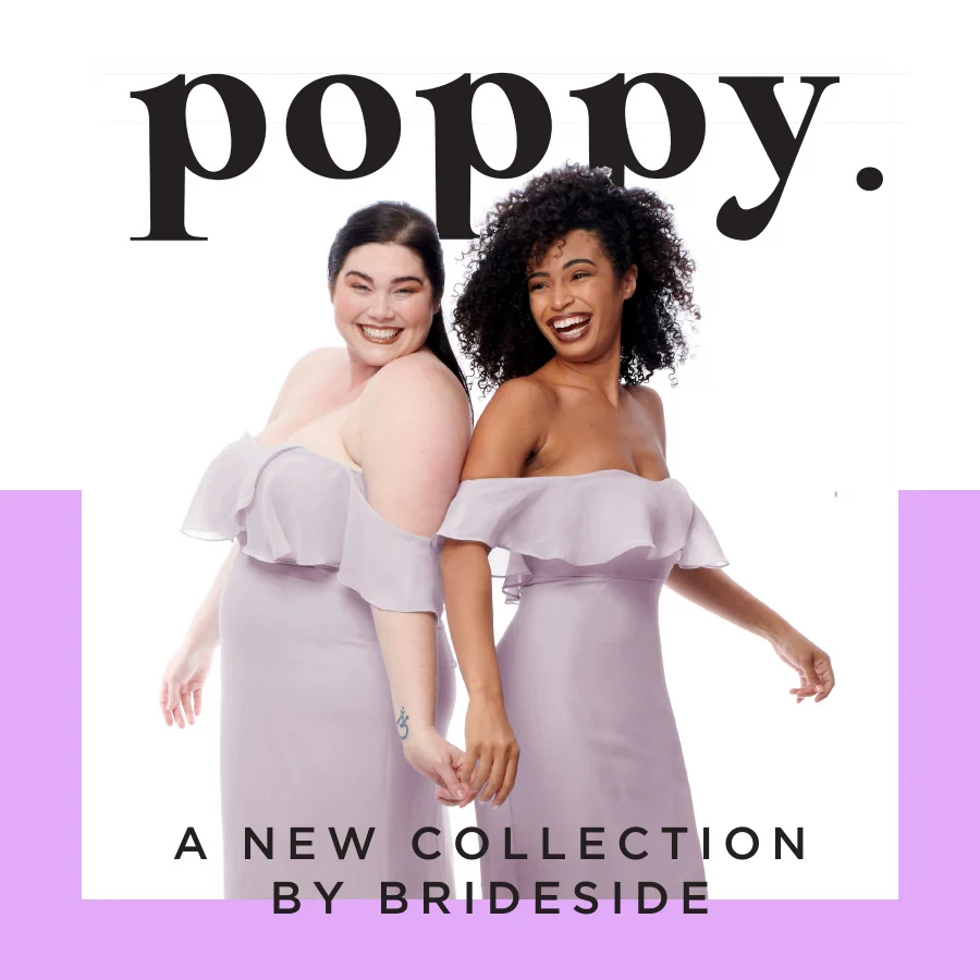 Poppy by Brideside lookbook cover