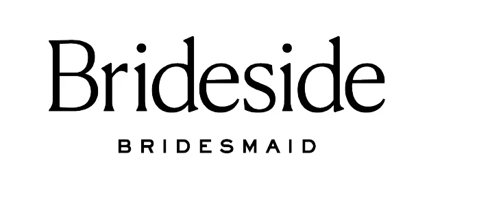 Brideside Bridesmaid logo lockup