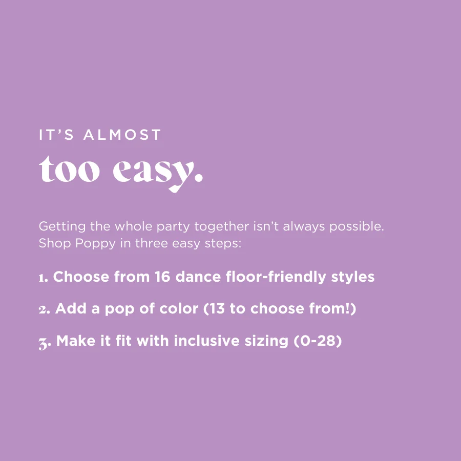 Poppy lookbook: it's almost too easy